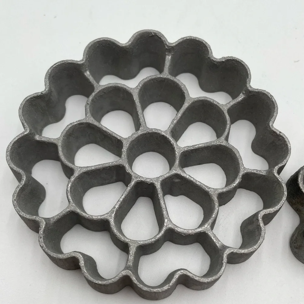 Vintage Rossettes Cookie Irons Christmas Tree Bunny Flowers No Handle 6pcs